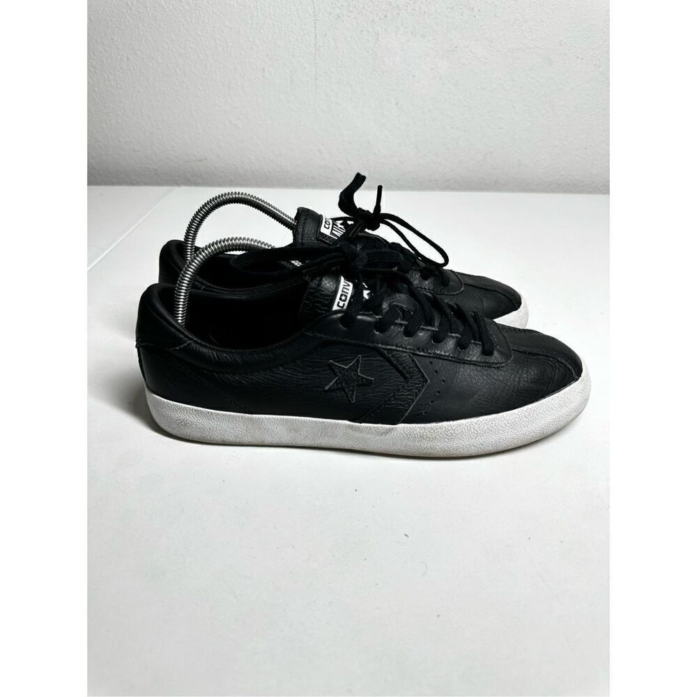 Converse All Star Breakpoint OX Sneakers Leather Black White Womens Sz 8 157802C